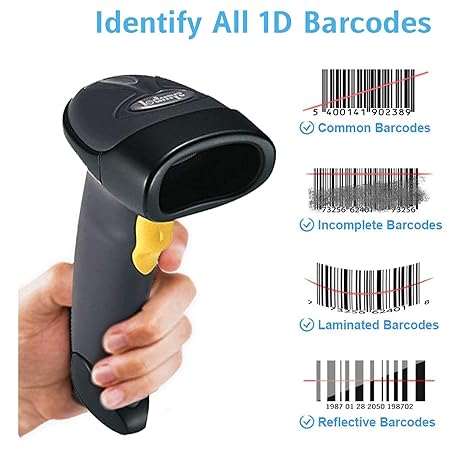 Zebra LS2208 1D Handheld Barcode Scanner Wired USB ( OPEN BOX )